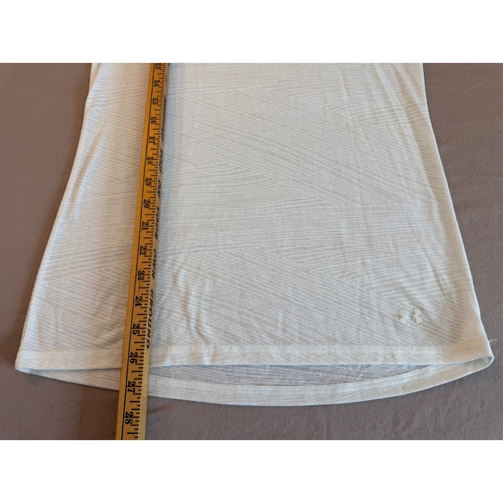 Under Armour Allseason Gear White Long Sleeve Athletic Gym Top SM Workout Layer‎ - Picture 7 of 11